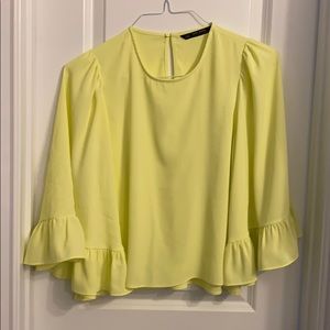 Zara bell sleeve shirt